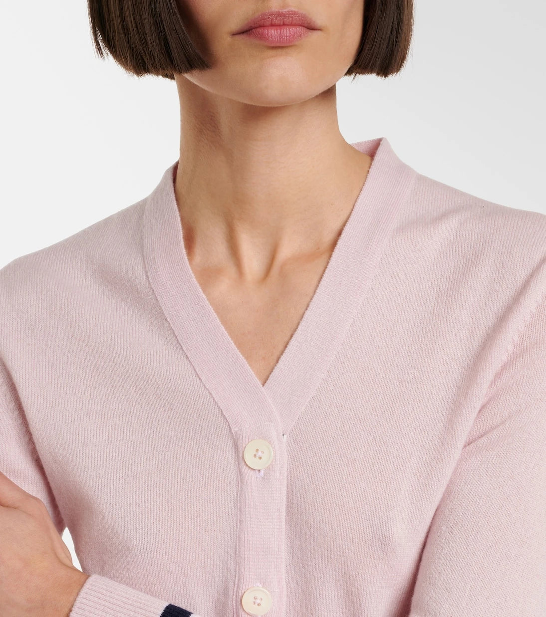 Thom Browne - Cropped cashmere cardigan