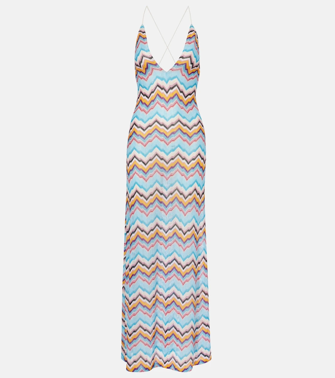 Missoni - Zigzag lamé beach dress