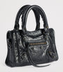 Balenciaga Black Nano Leather Le City Top-Handle Bag