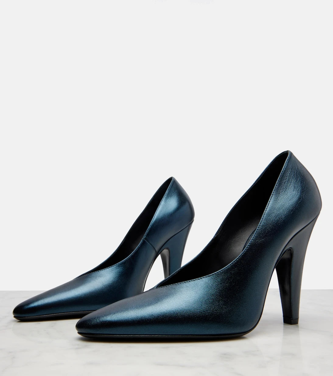 Alaïa - Cone leather pumps