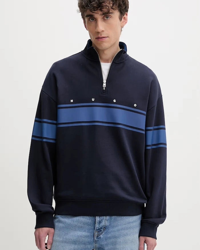 HUGO Erkek Pamuklu Sweatshirt Demsizip