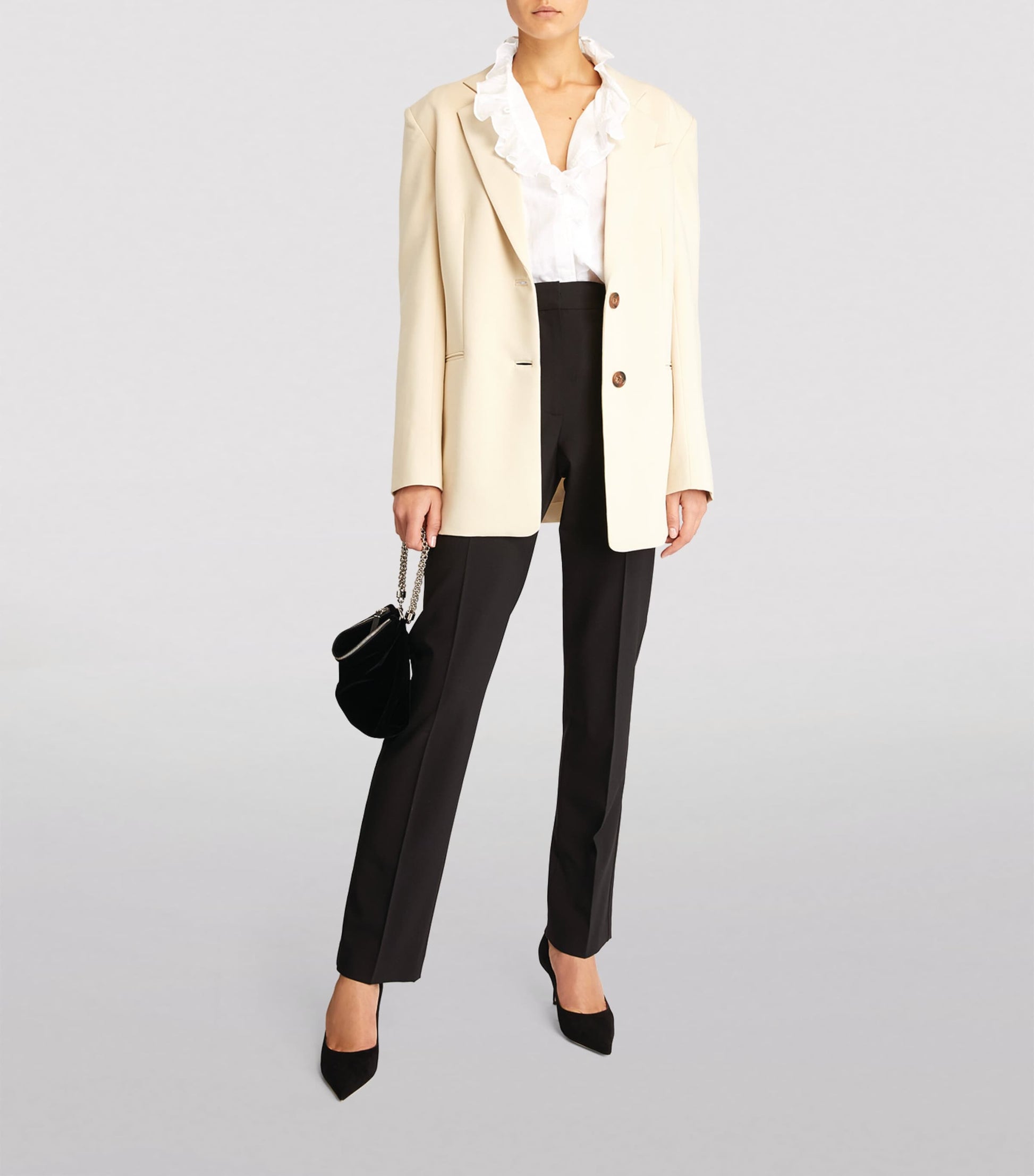 Jimmy Choo Black Love 65 Suede Pumps