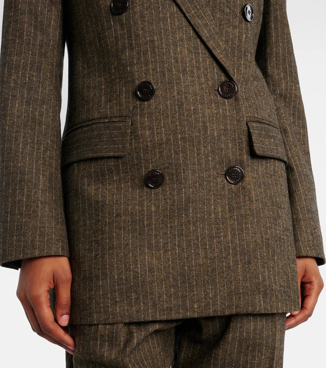 Isabel Marant - Jevima chalk stripe suit jacket