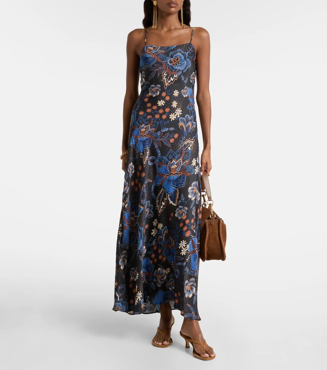 Farm Rio - Snakes Bouquet maxi dress