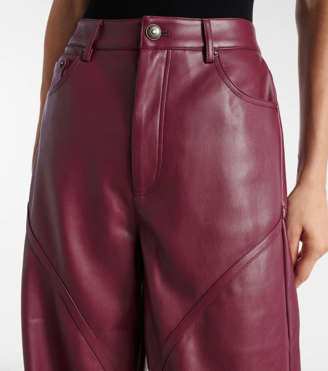 Rotate - Mid-rise wide-leg pants