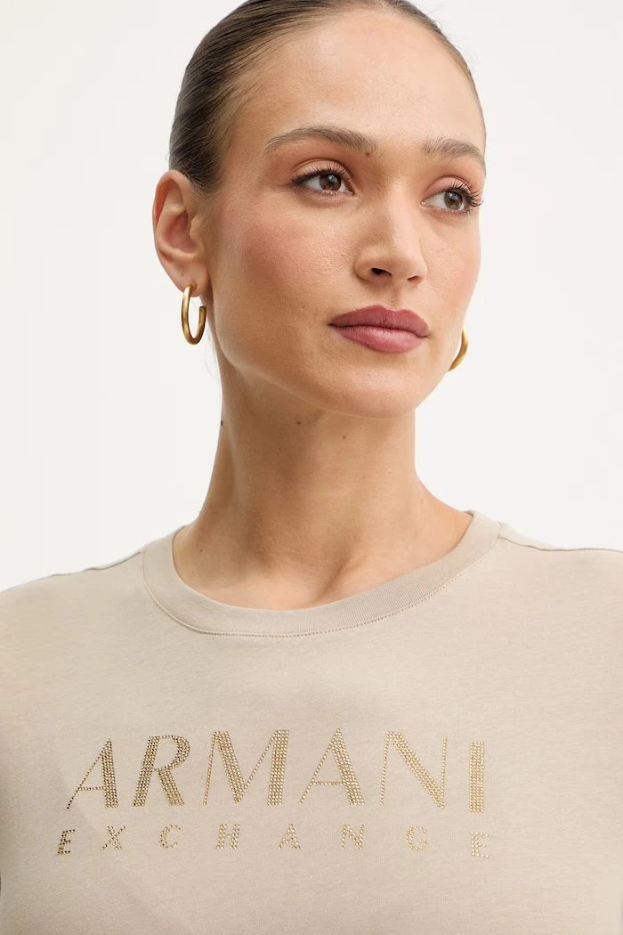 Памучна тениска Armani Exchange