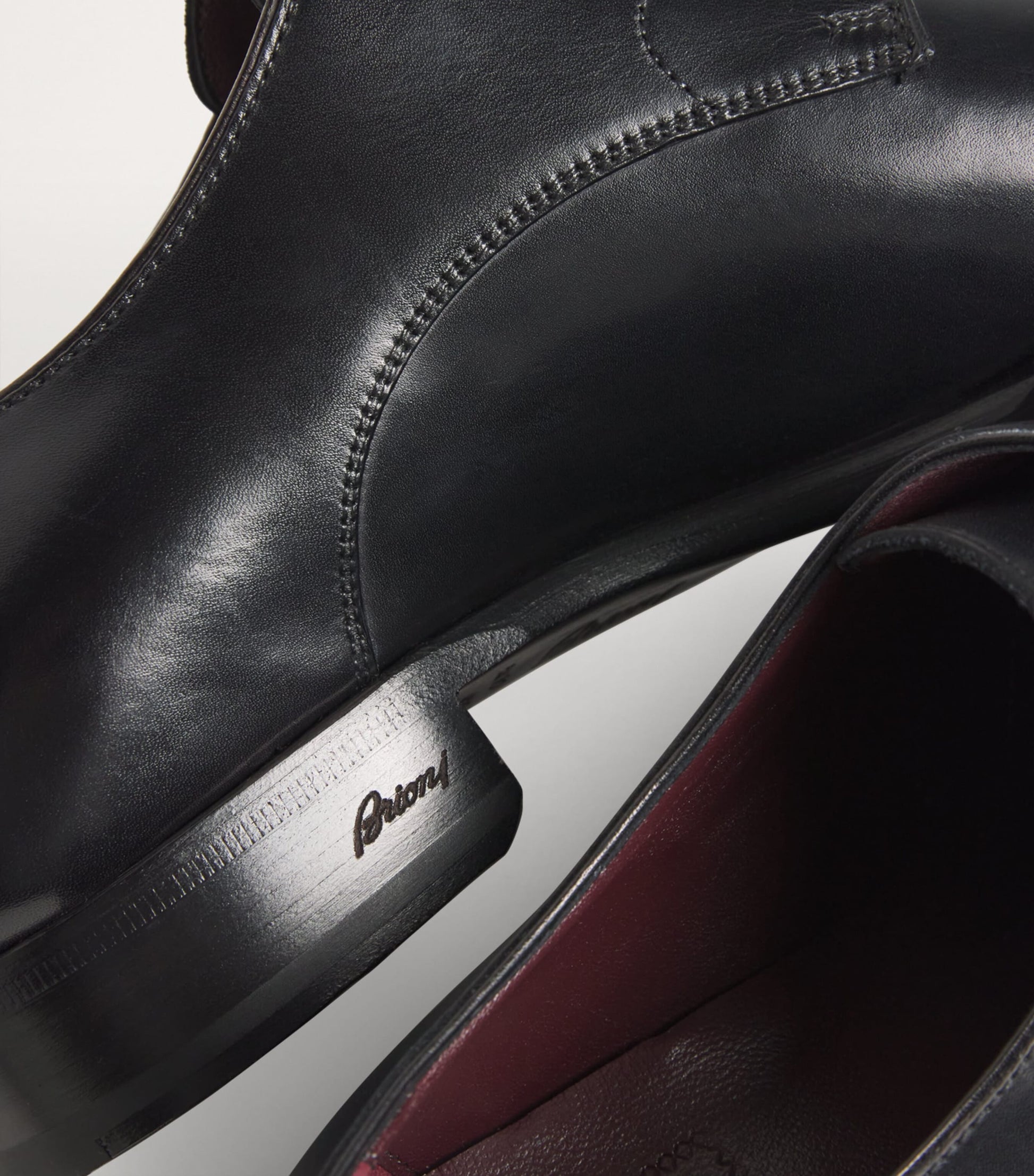 Brioni Leather Derby Shoes