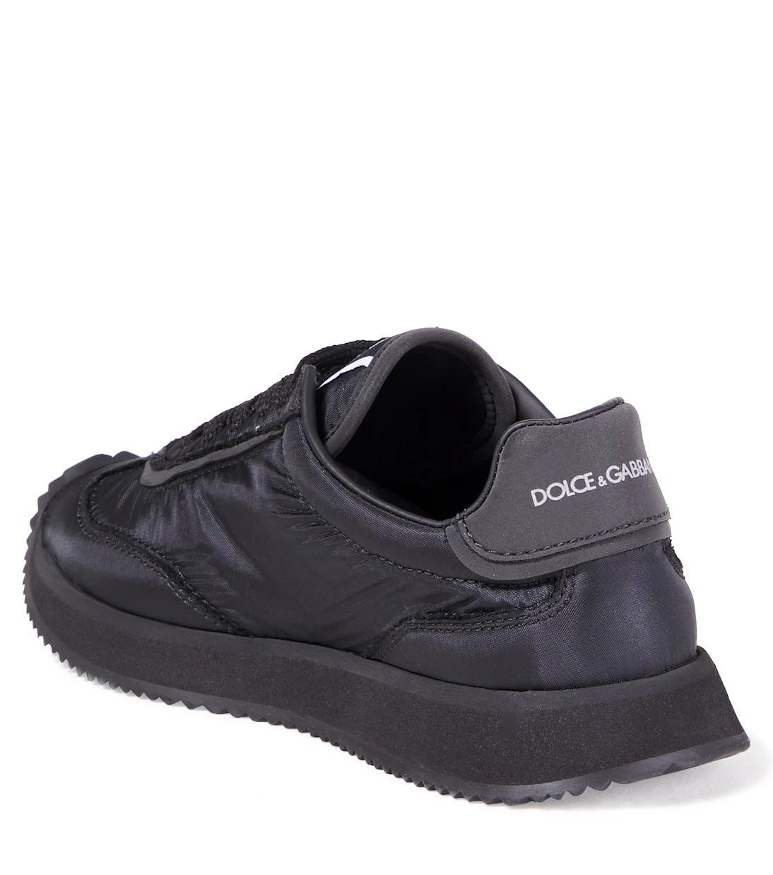 Dolce&Gabbana Kids - DG leather-trimmed snekaers