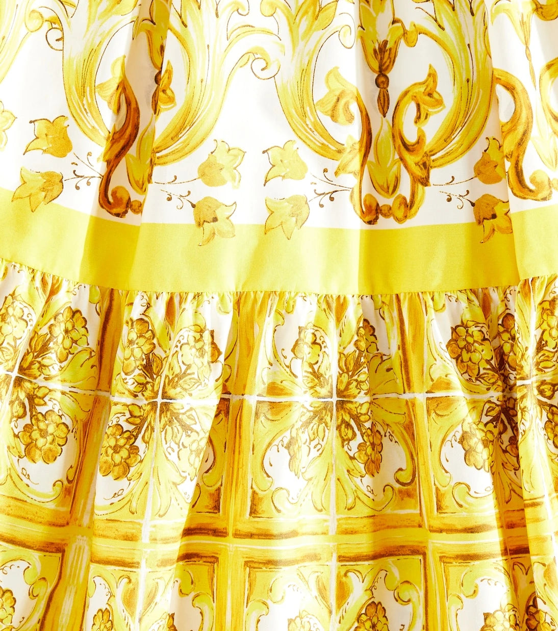 Dolce&Gabbana Kids - Printed cotton poplin dress