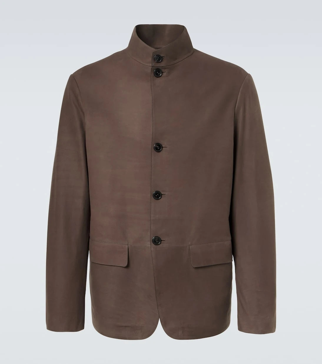 Zegna - جاكيت جلد "إل كونتي"