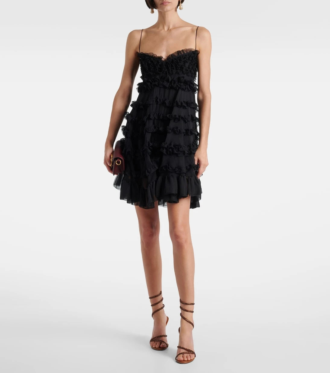 Rene Caovilla - Margot crystal-embellished satin sandals