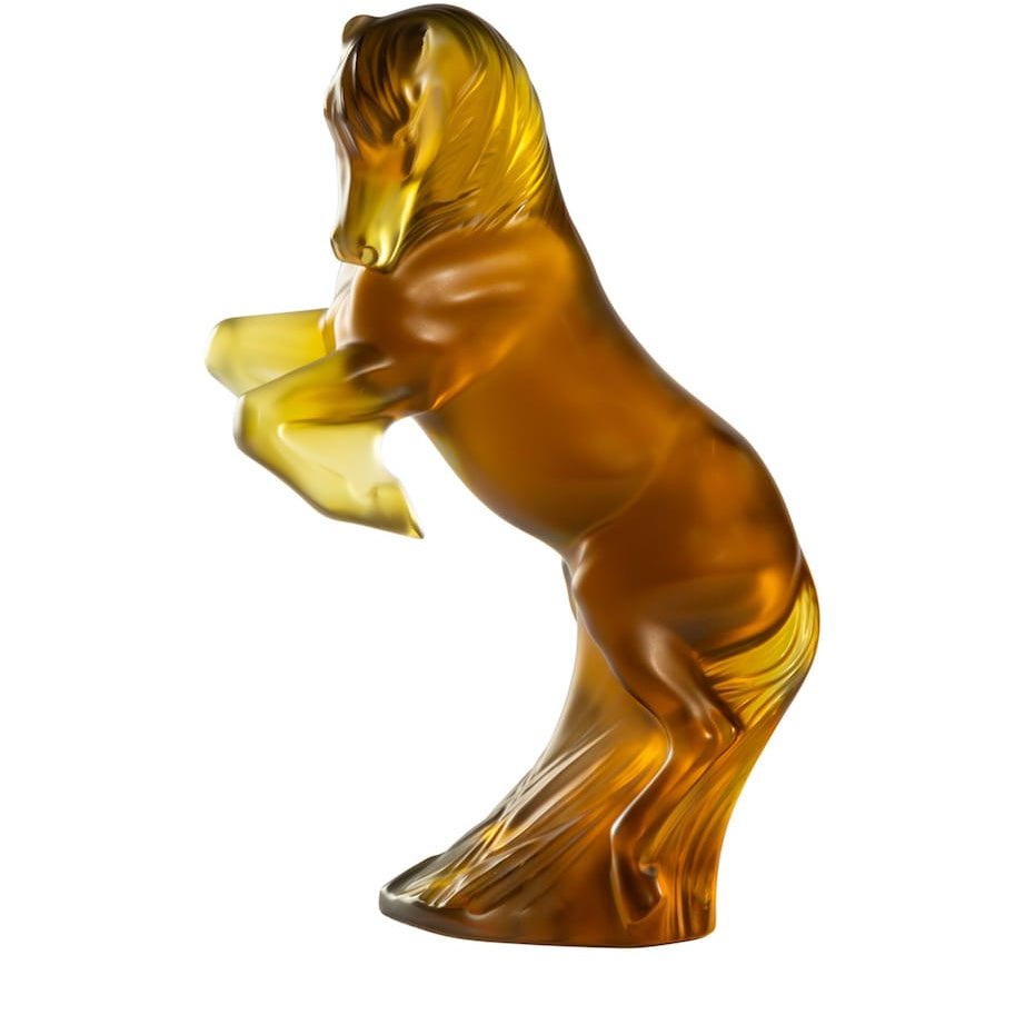 Lalique Small Prancing Horse Sculpture (16cm)