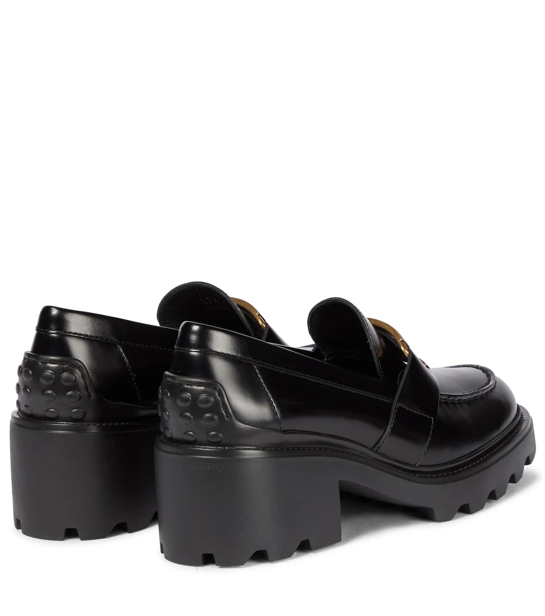 Tod's - Leather platform loafers