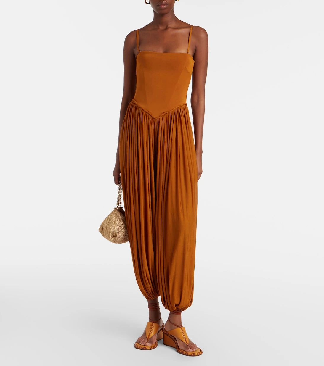 Zimmermann - Leather wedge sandals