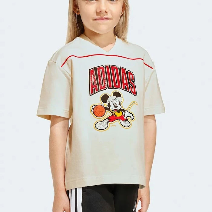 adidas çocuklar için pamuklu oversize DISNEY tişört