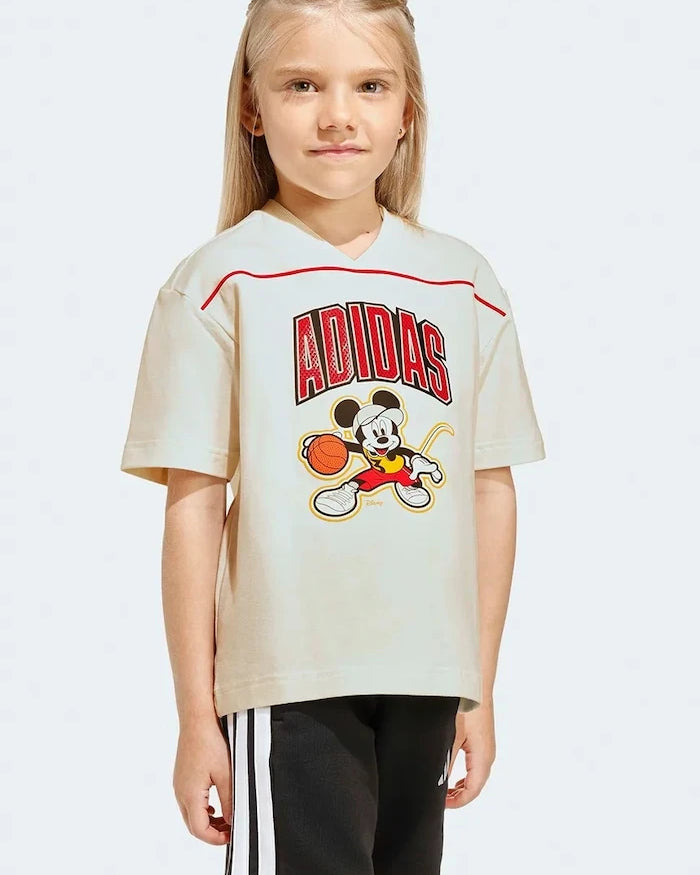adidas çocuklar için pamuklu oversize DISNEY tişört