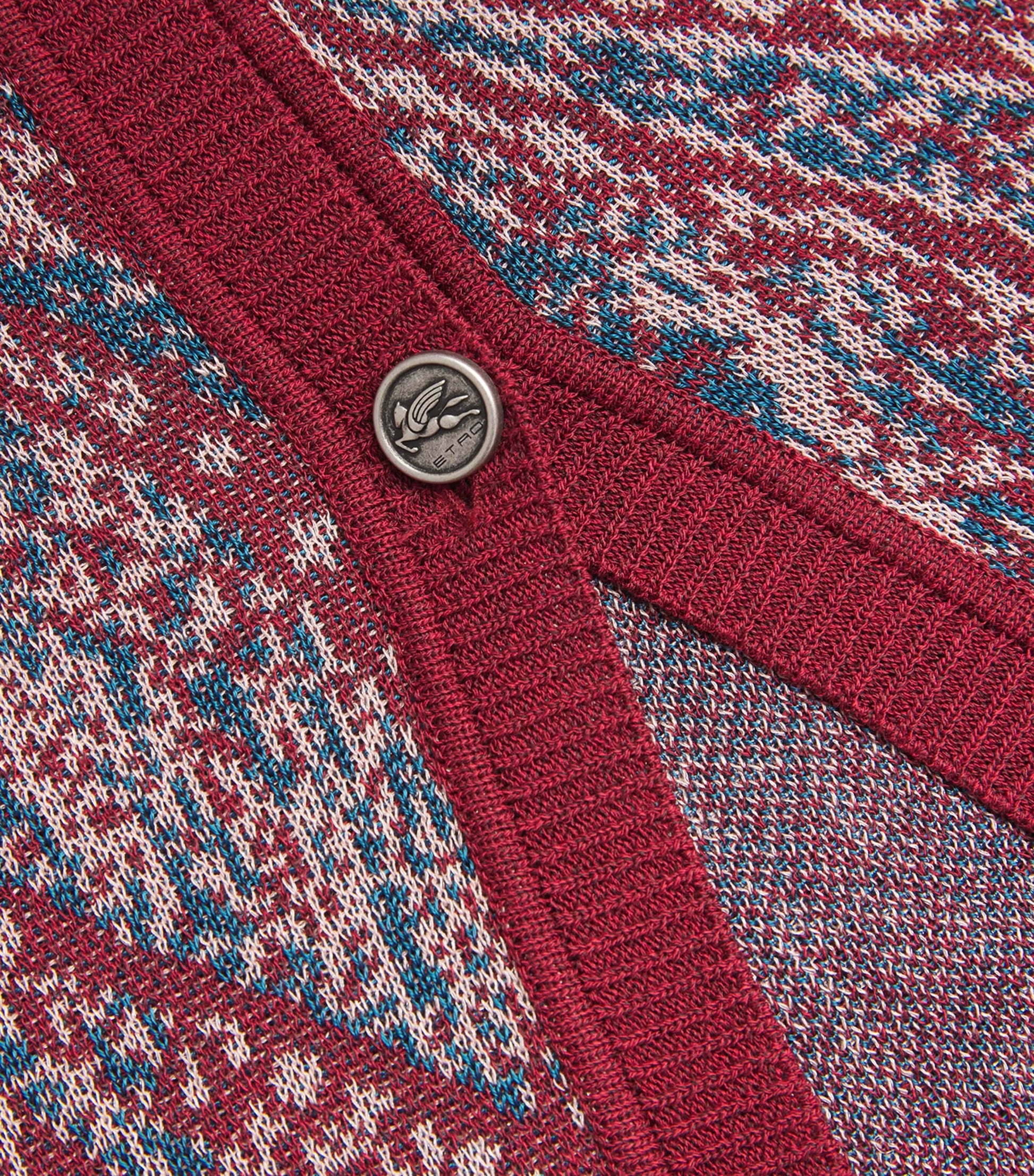 Multi Jacquard Maxi Cardigan