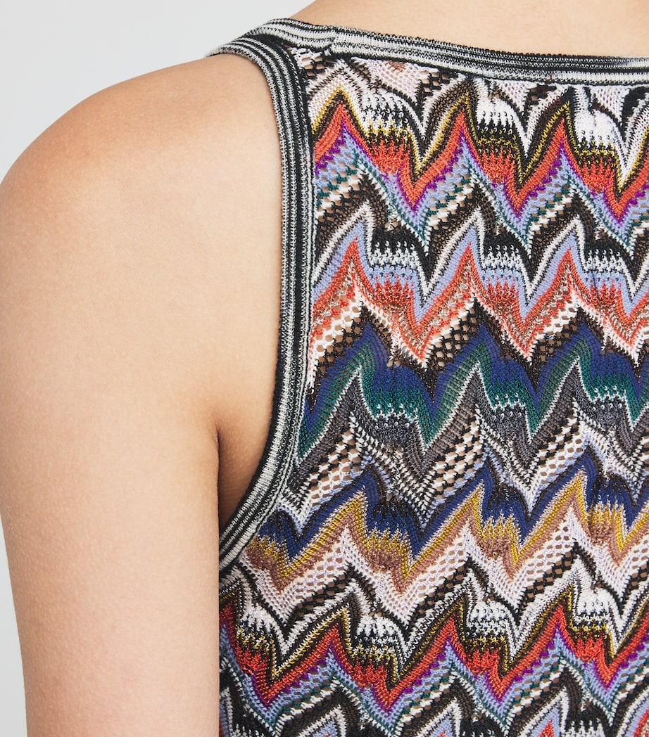 Multi Zigzag Tank Top