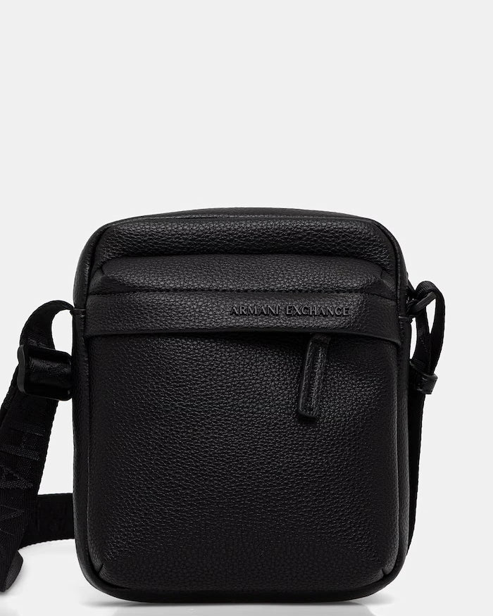 Armani Exchange Erkek Suni Deri Omuz Çantası