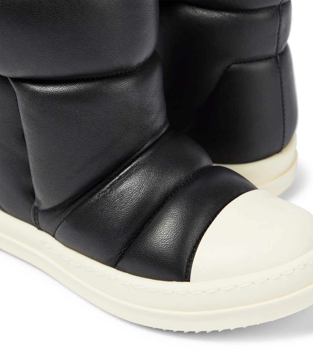 Rick Owens Kids - جزمة جلد مبطّنة