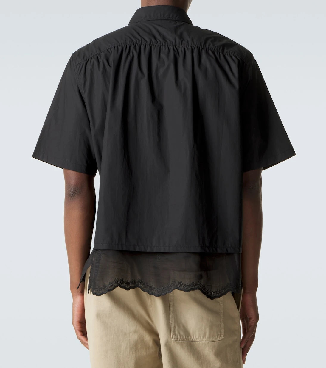 Our Legacy - Embroidered cotton poplin shirt