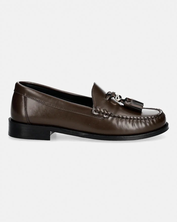 Deri Furla College Loafer Mokasen