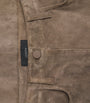Brown Suede Duke Flared Trousers