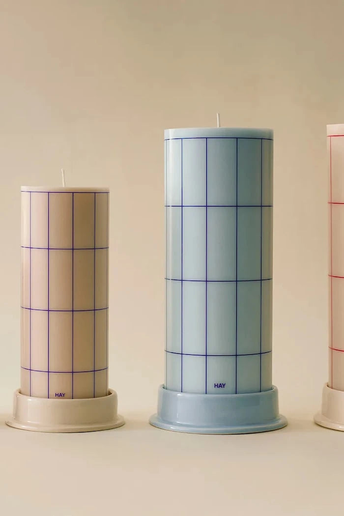 Декоративна свещ HAY Column Candle 9 x 25 cm