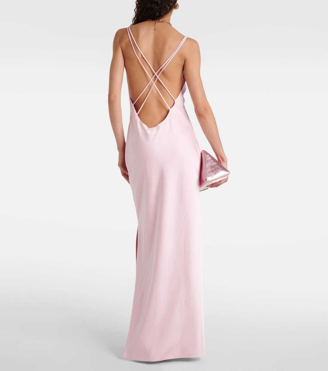 Rotate - Grace satin slip dress