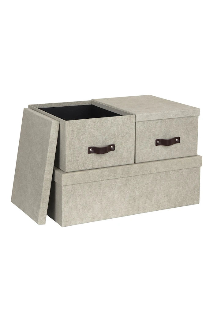 Bigso Box of Sweden - Inge Saklama Kutusu Seti (3 Parça)