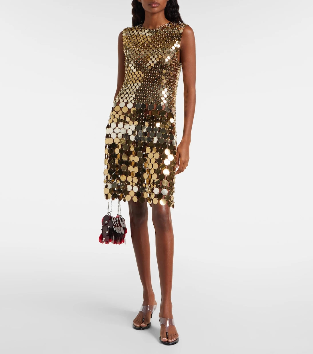 Rabanne - Sparkle Disc minidress