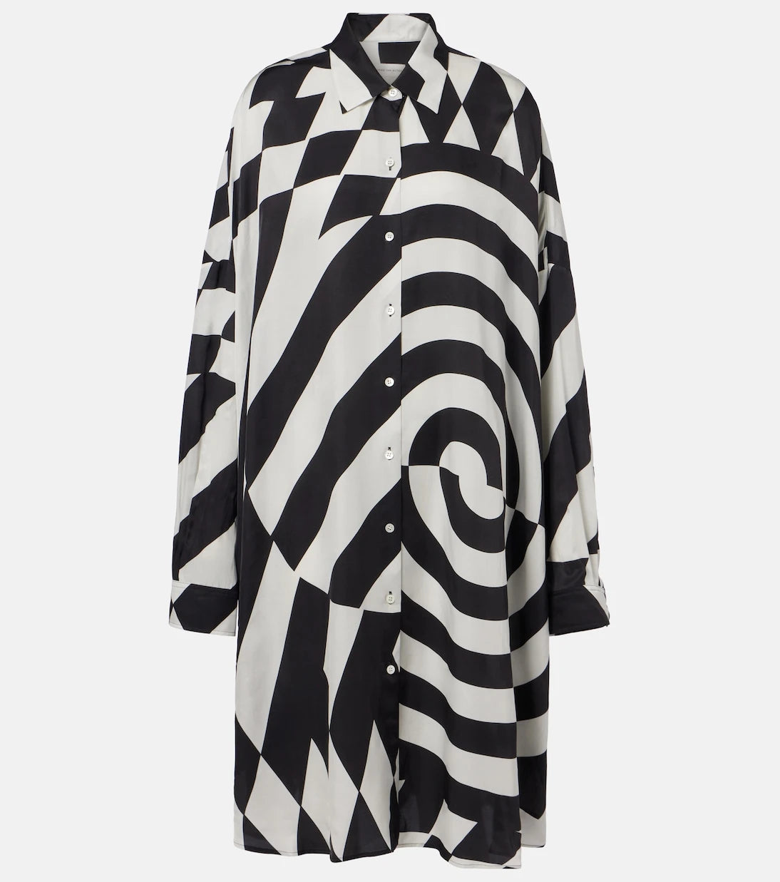 Dries Van Noten - Printed shirt dress