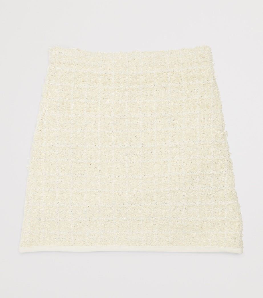 Self-Portrait Kids Tweed Textured Knitted Skirt (3-12 Years)