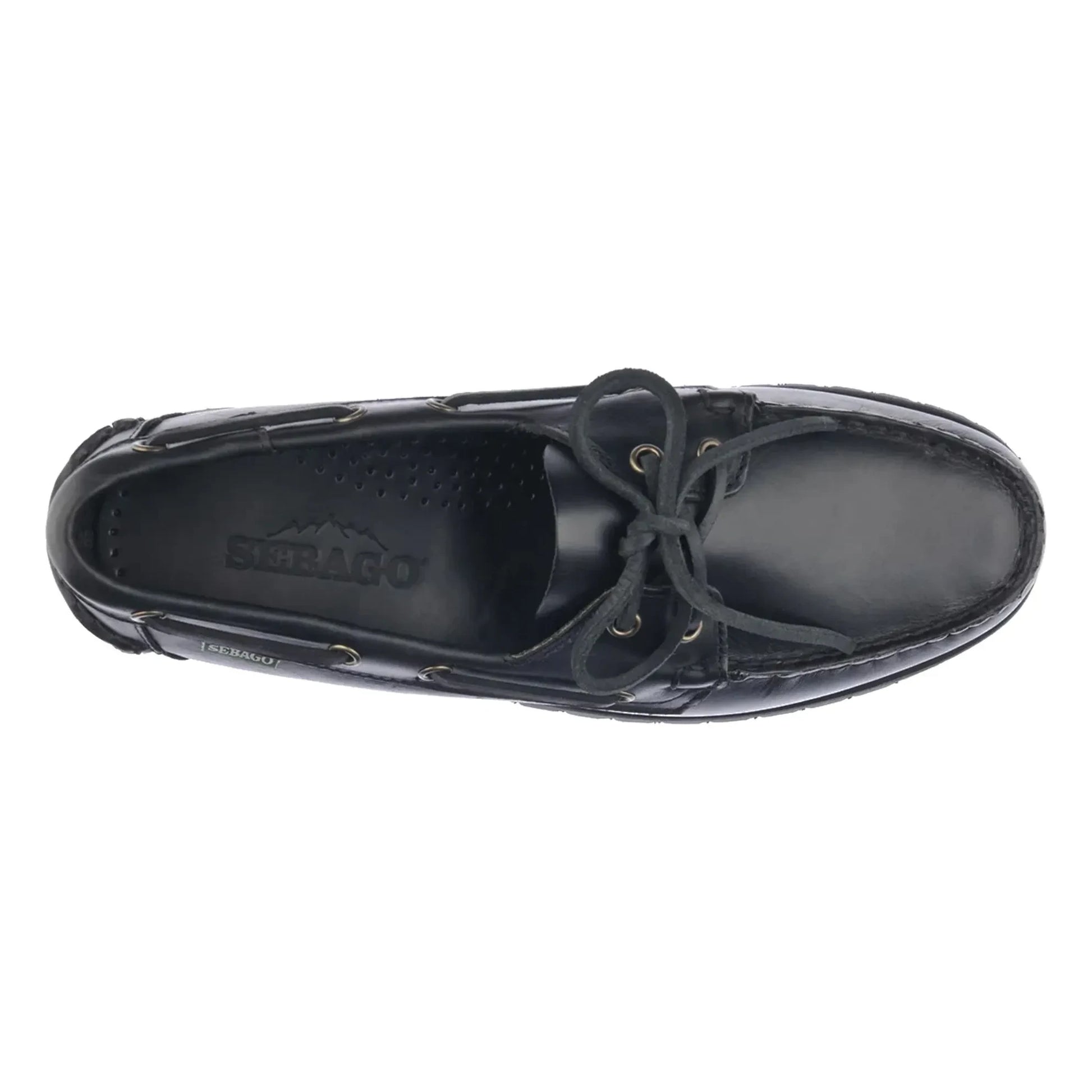 Sebago - Ranger Waxy moccasins  | Black