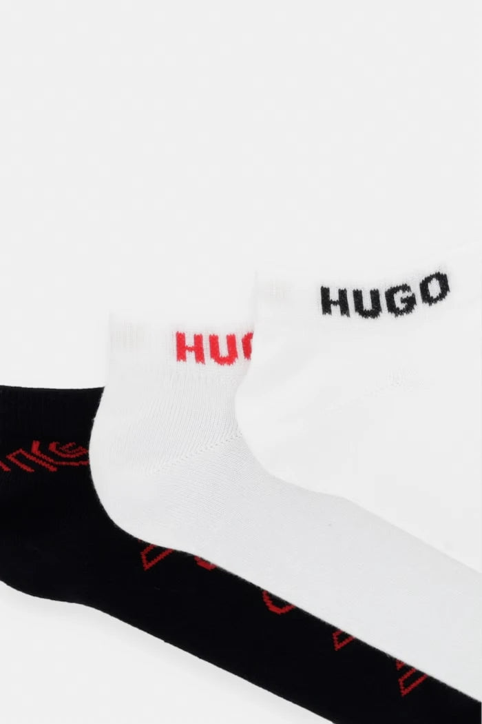 HUGO чорапи мъжки 3P AS LOGO AOP C 3 броя