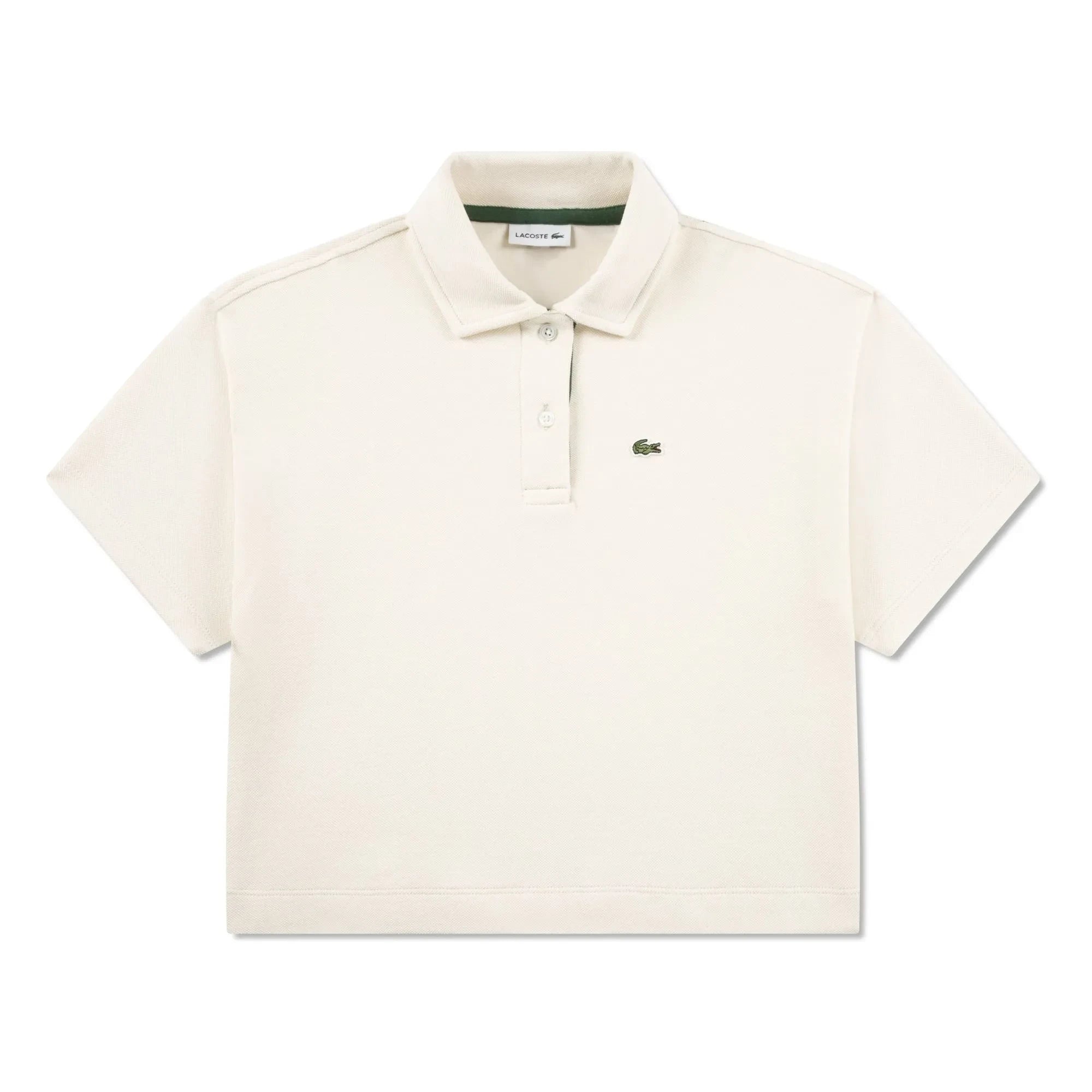 Lacoste - Oversize logo polo shirt Organic cotton | Ecru