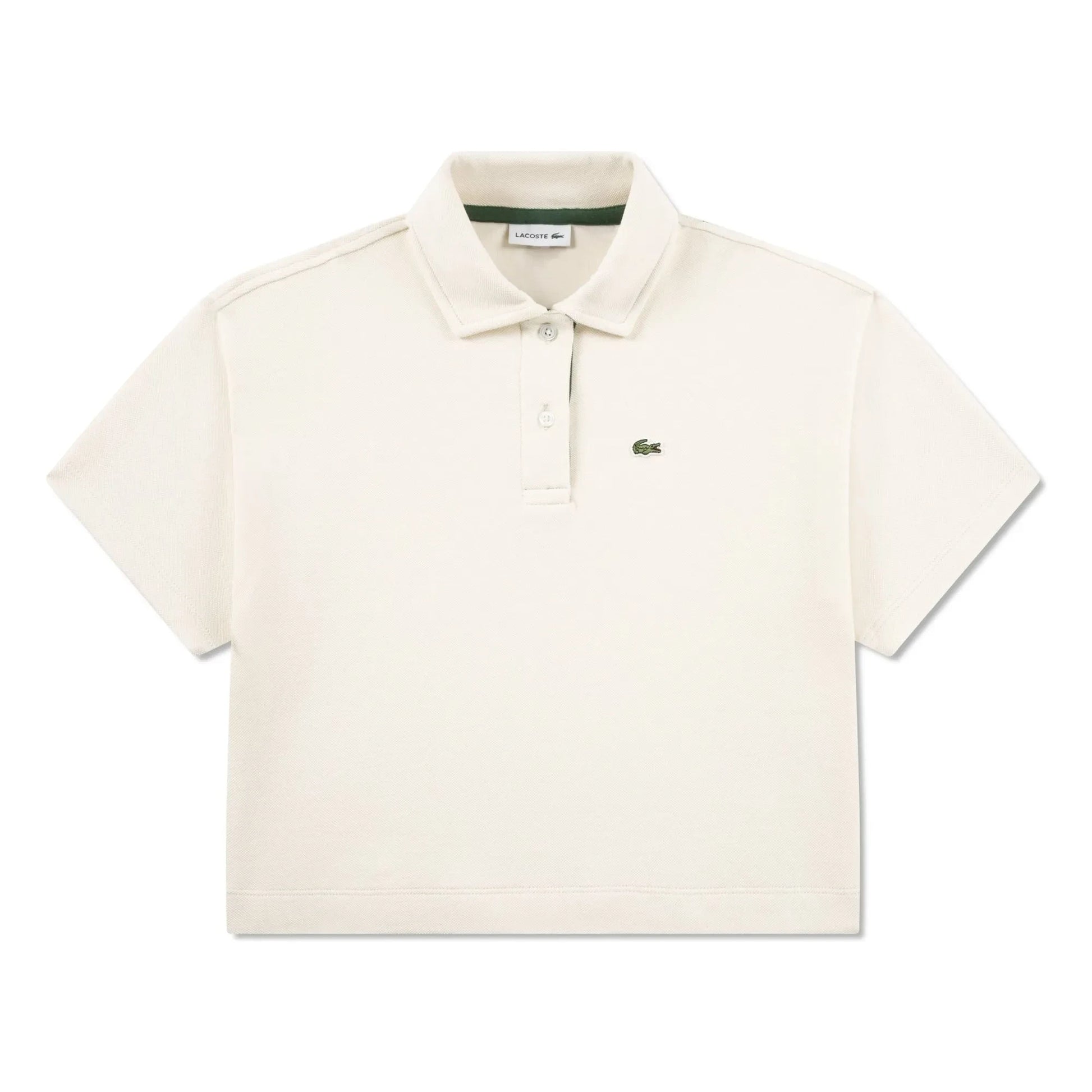 Lacoste - Oversize logo polo shirt Organic cotton | Ecru