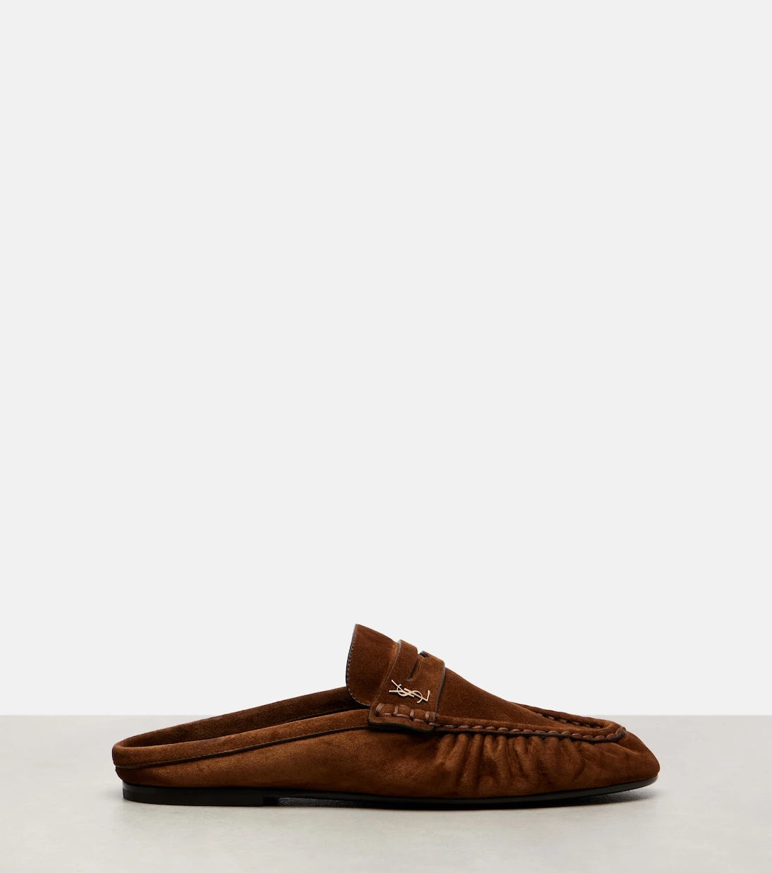 Saint Laurent - Le Loafer suede mules