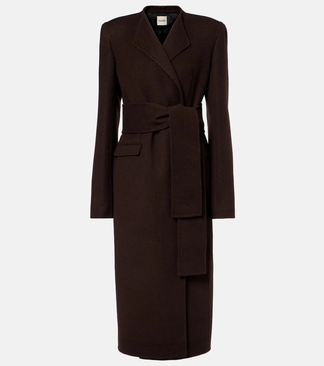 Khaite - Jelson wool wrap coat