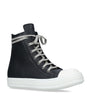 Leather High-Top Sneakers