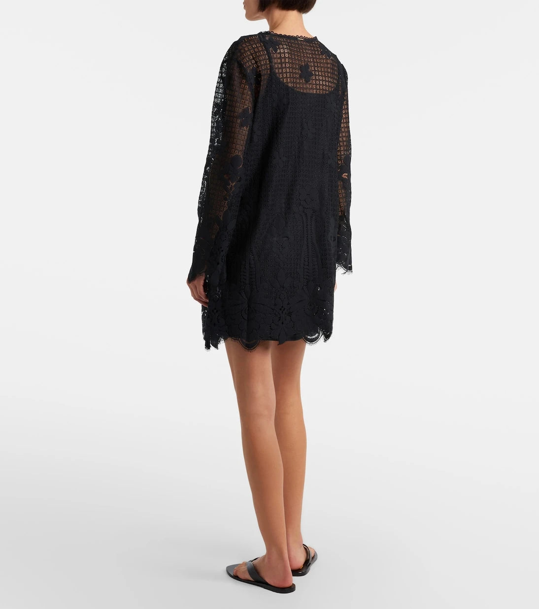 Melissa Odabash - Elizabeth cotton-blend lace minidress