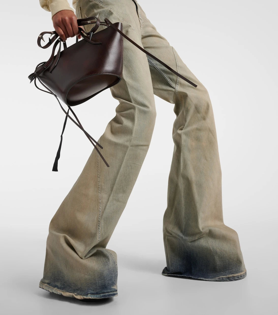 Rick Owens - DRKSHDW mid-rise flared jeans