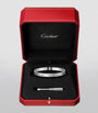 Cartier LOVE Classic White Gold Bracelet - Brushed Finish