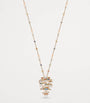 Rose Gold, Diamond, Sapphire and Tsavorite Play of Light Pendant Necklace