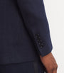 Navy Linen Tuxedo Jacket