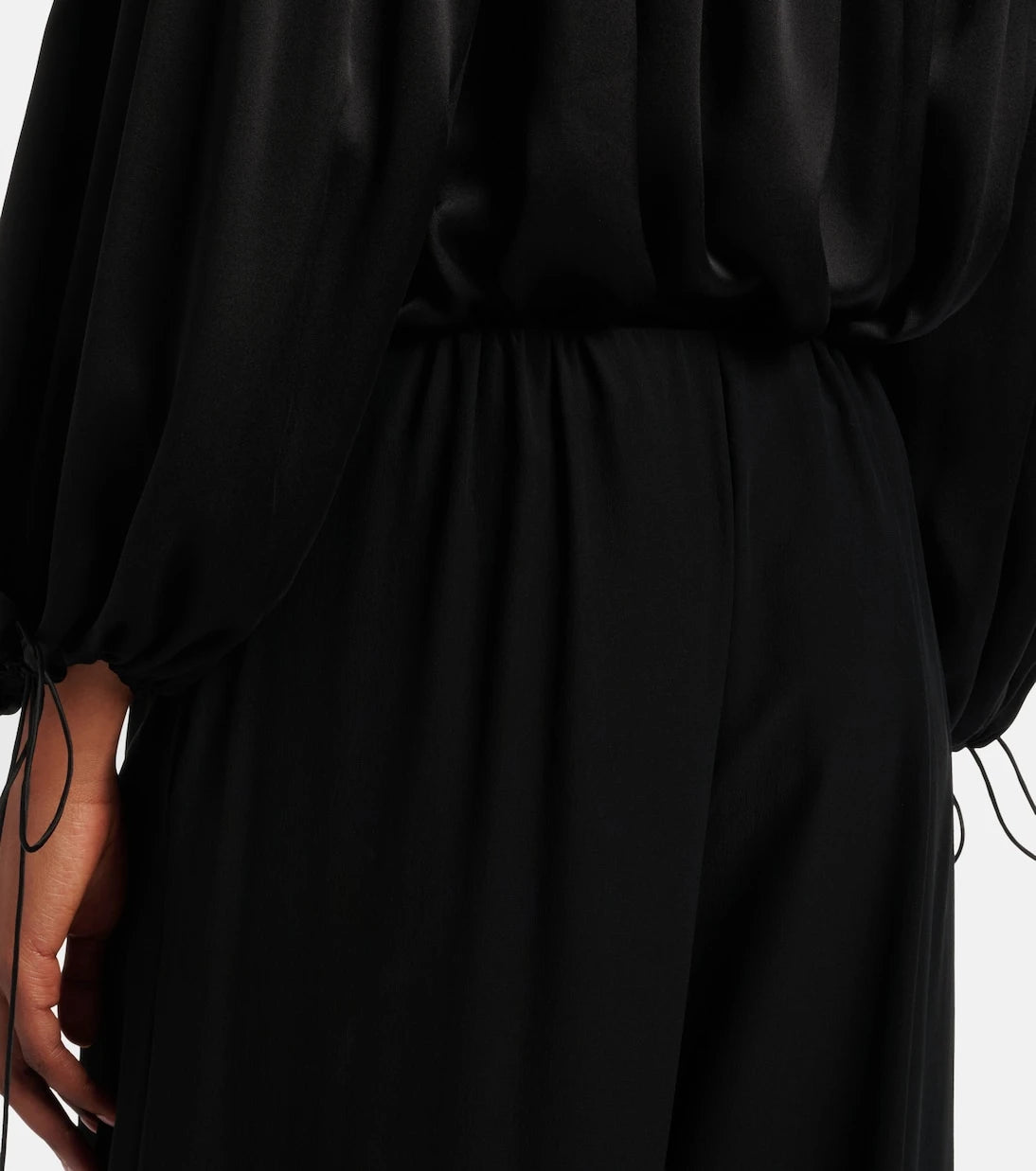 Chloé - Silk crêpe de chine wide-leg pants