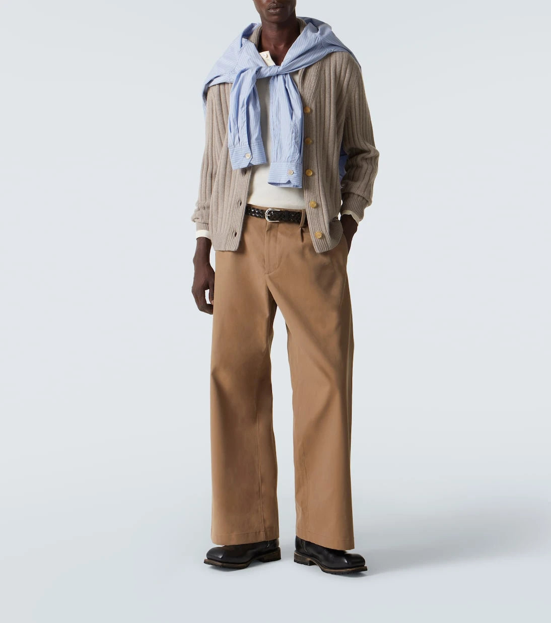 Arch4 - Mr Denver ribbed-knit cashmere cardigan