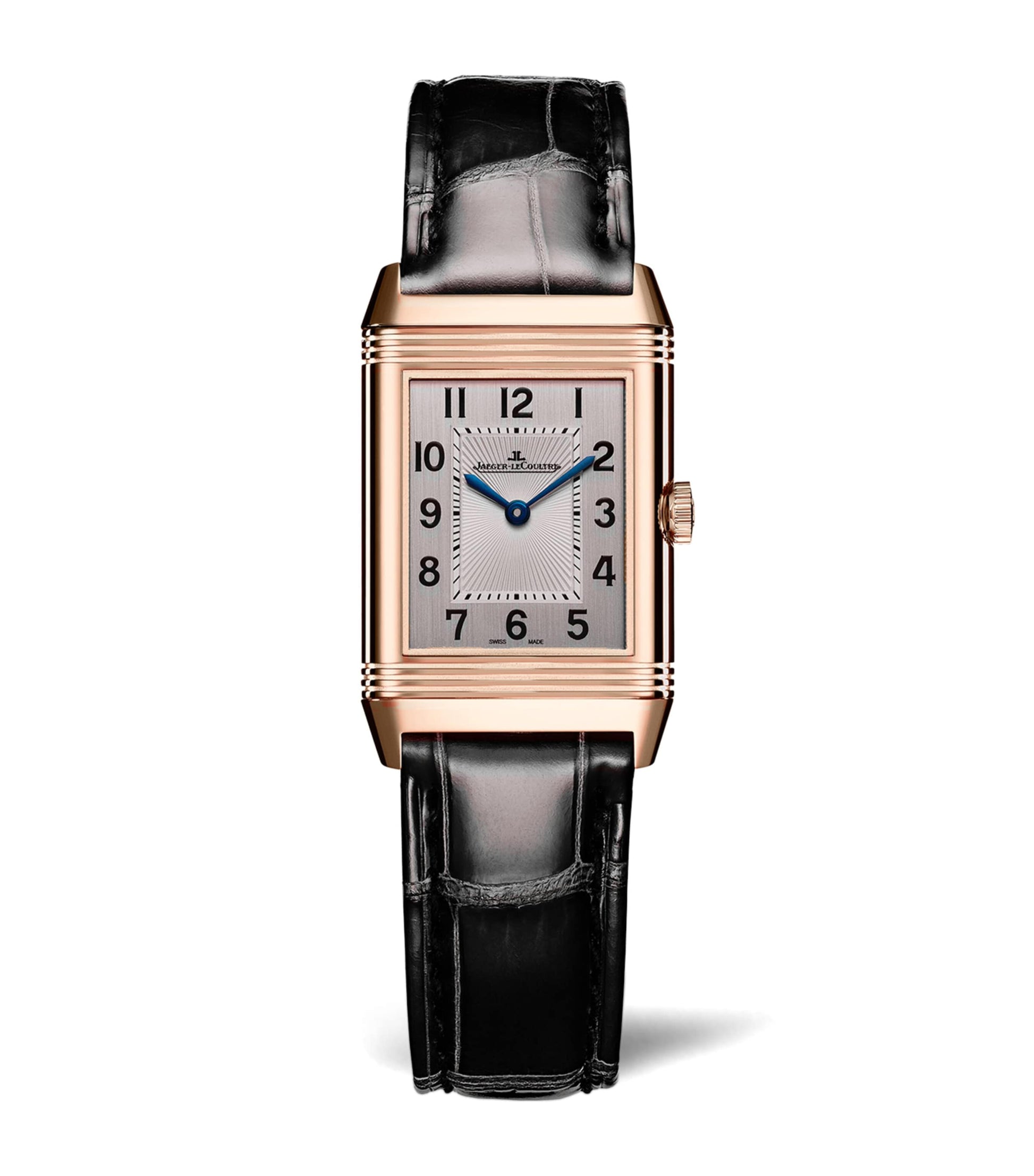 Pink Gold and Diamond Reverso Classic Duetto Watch 34mm