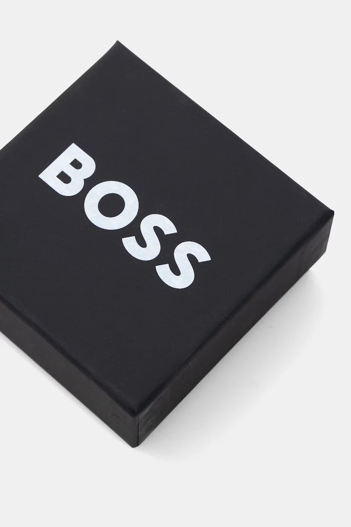 BOSS erkek pirinç B-METALOCT-CUF kol düğmeleri