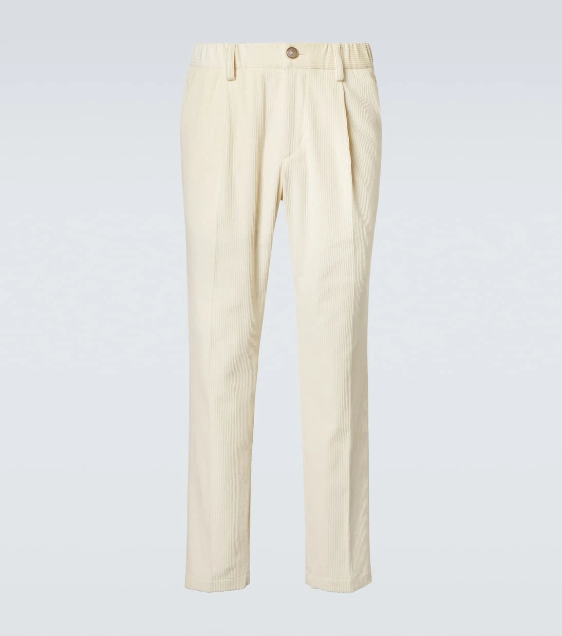 Herno - Cotton and cashmere velvet slim pants